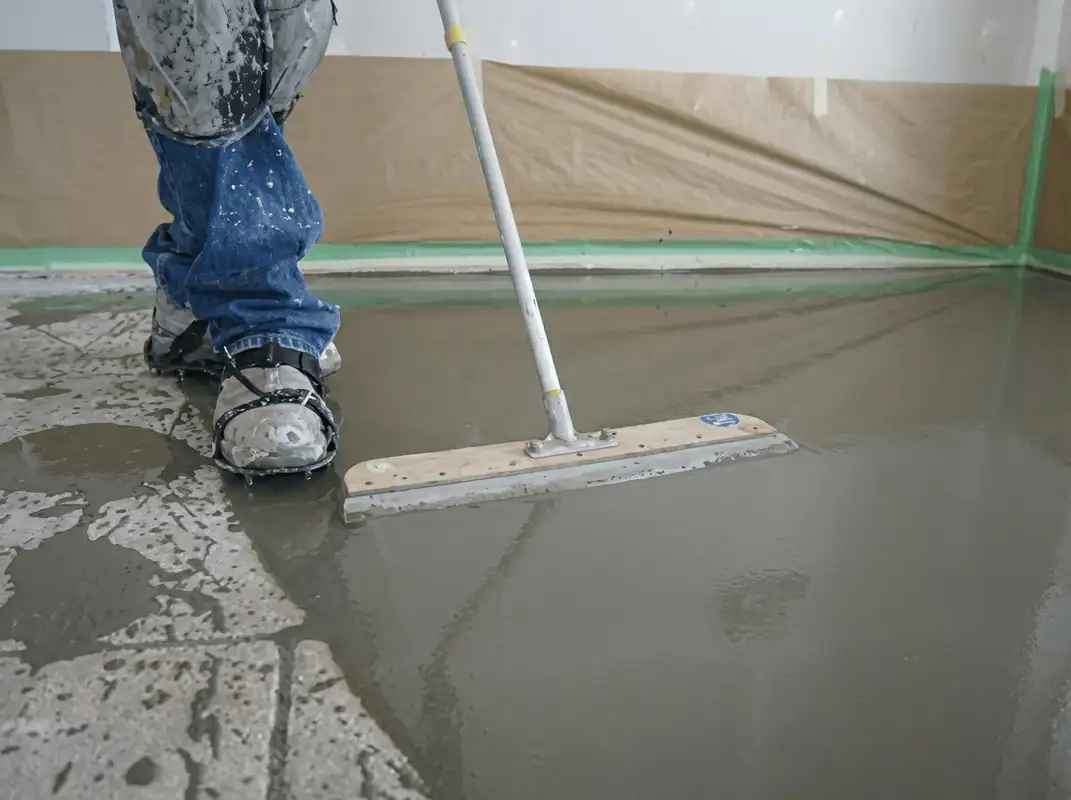 Uneven floor being professionally repaired in Houston, TX