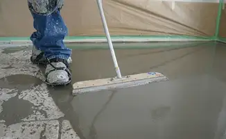 Uneven floor being professionally repaired in Houston, TX